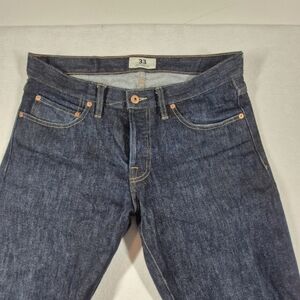 Tellason Stock Slim Jeans LNWOT Mens 33x32 (34x32) 14 Ounce